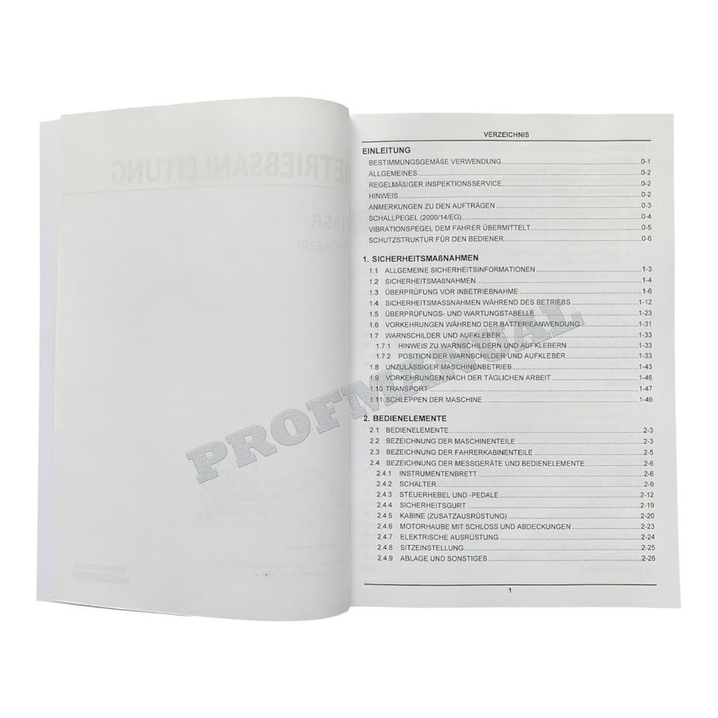 New Holland E18SR Bagger Betriebsanleitung