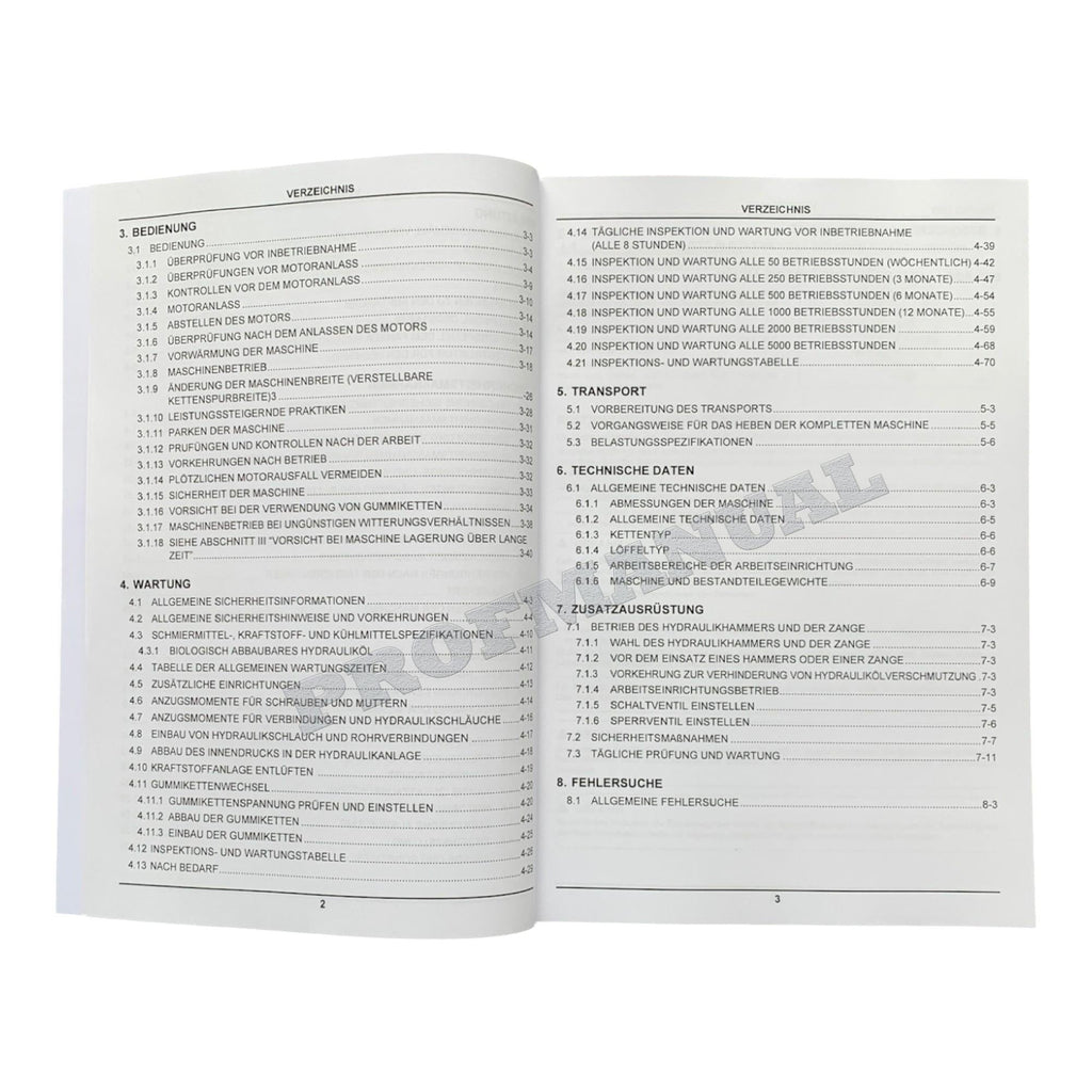 New Holland E18SR Bagger Betriebsanleitung