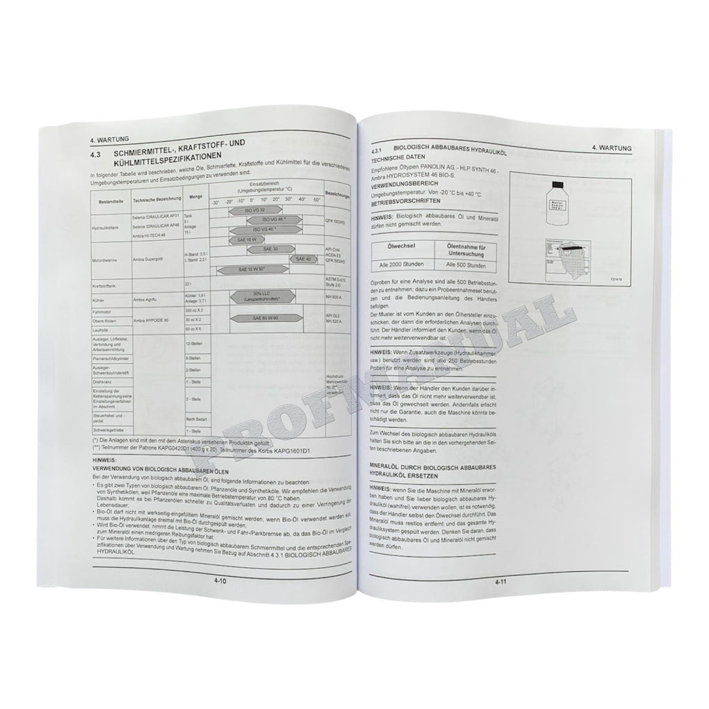 New Holland E18SR Bagger Betriebsanleitung