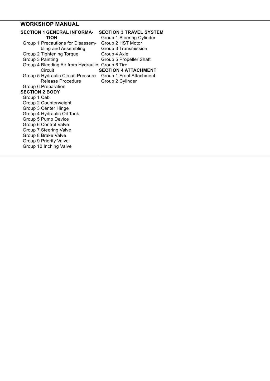 Hitachi ZW100 ZW120 Wheel Loader Technical Manual Operational Principle