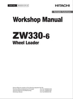 Hitachi ZW330-6 Wheel Loader Workshop Manual