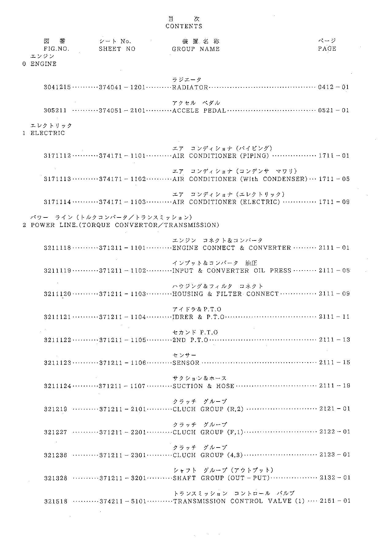 Hitachi FL345 Wheel Loader Equipment Component Parts Catalog Manual