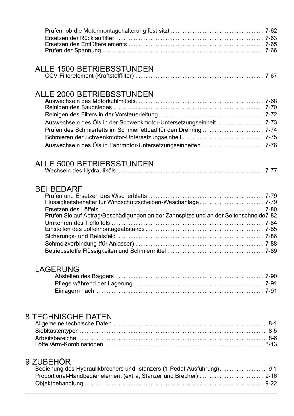 New Holland E140C SR Bagger Betriebsanleitung