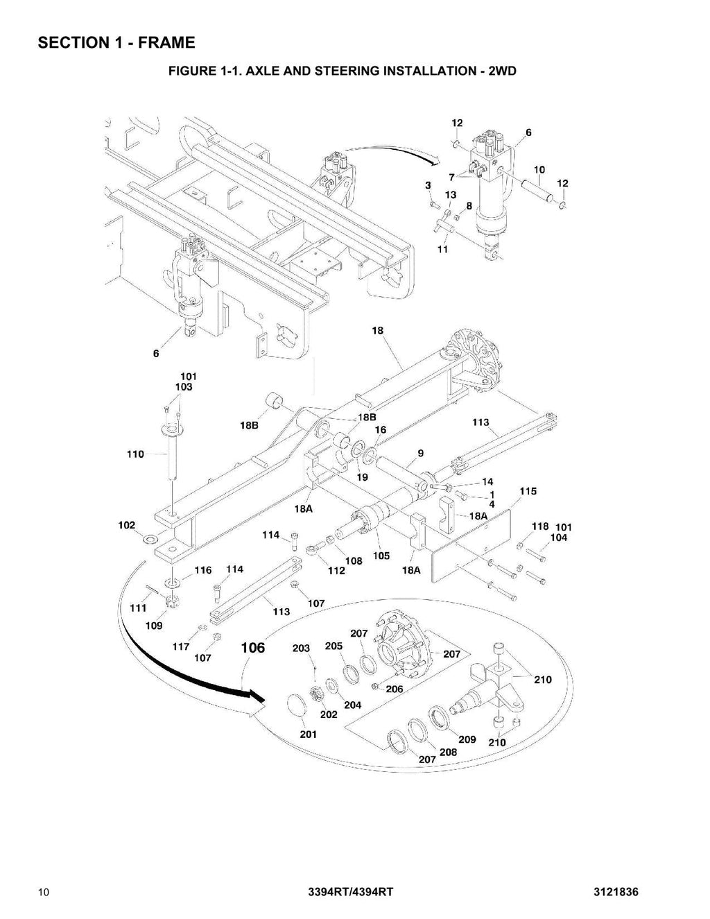 JLG 3394RT 4394RT Scissor Lift Parts Catalog Manual