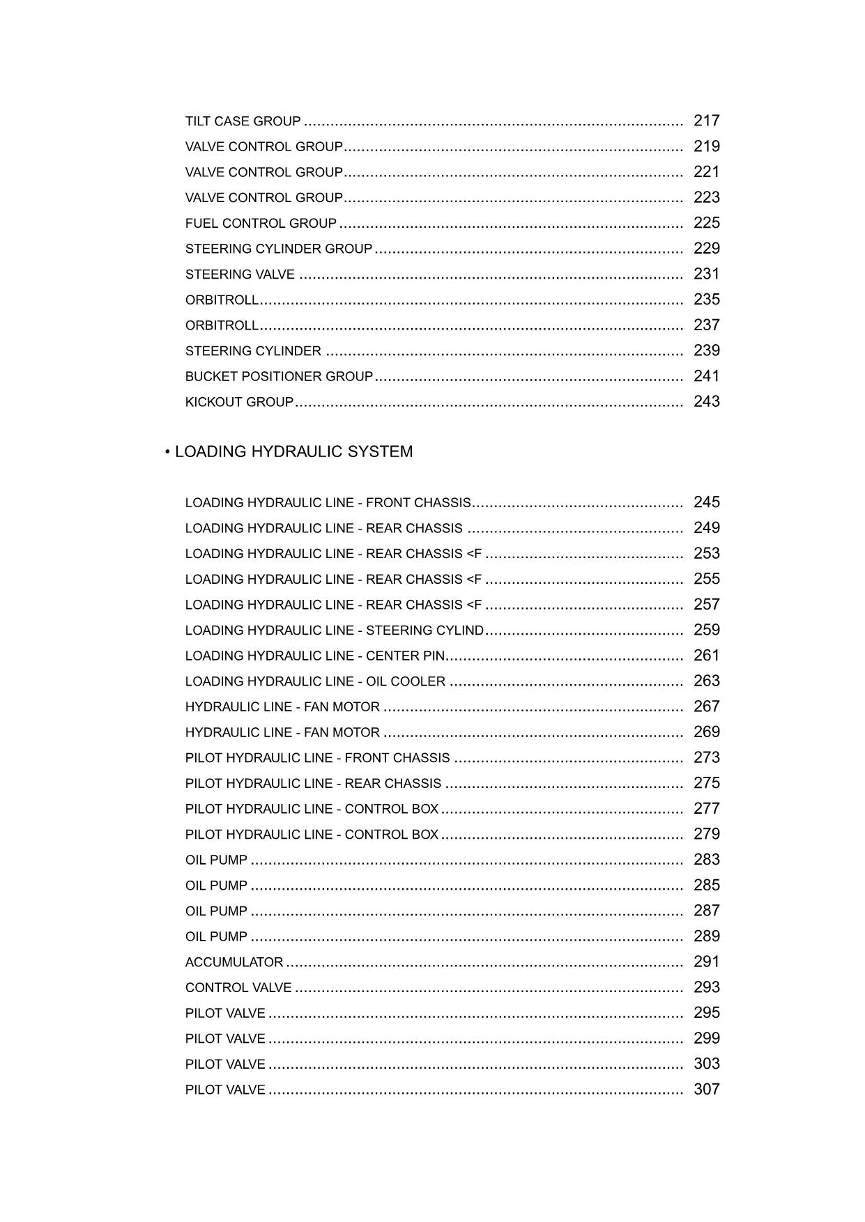 Hitachi ZW550-G Wheel Loader Parts Catalog Manual SN 0201-up