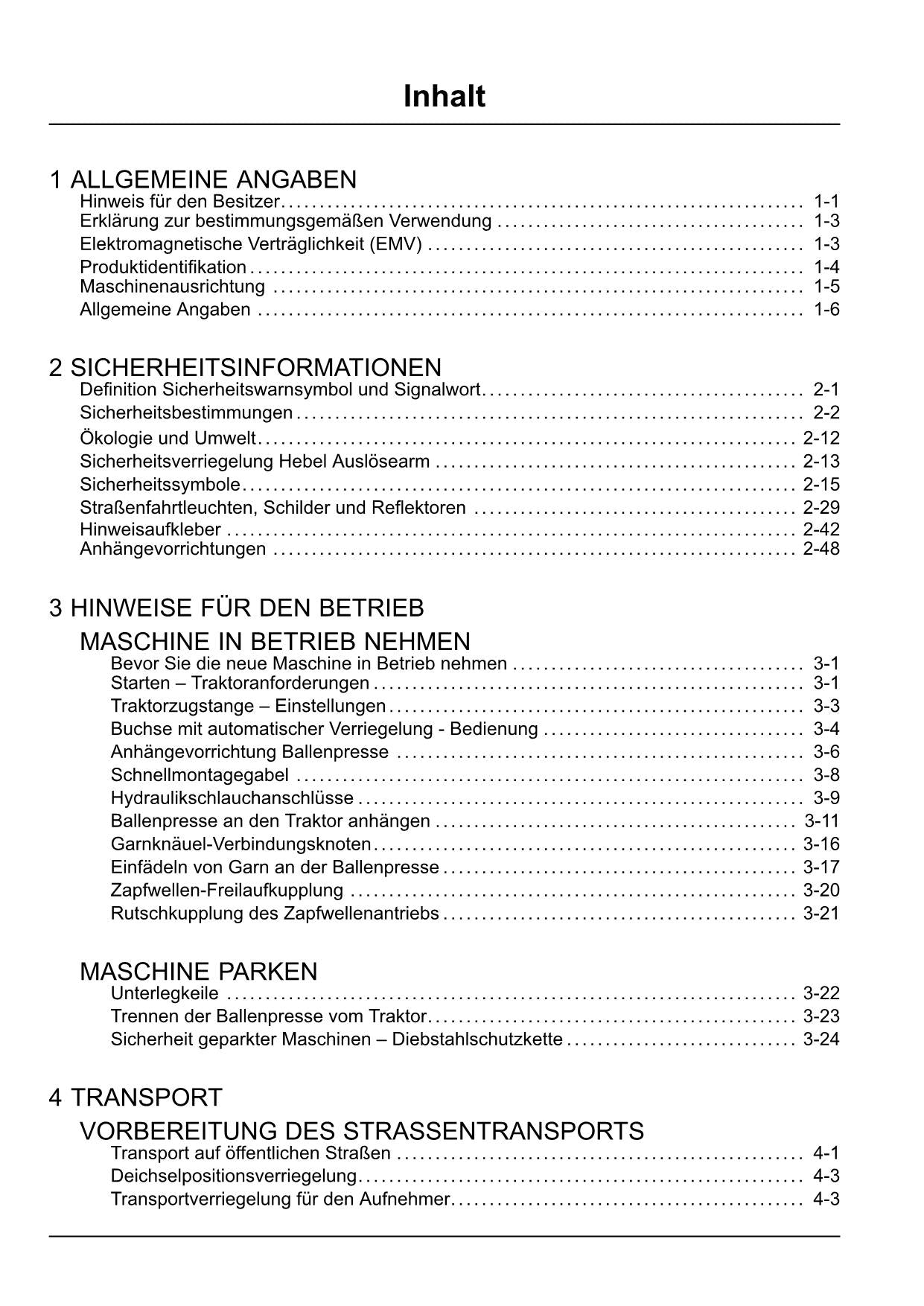 New Holland BC5060 BC5070 Quaderballenpresse Betriebsanleitung 91710162