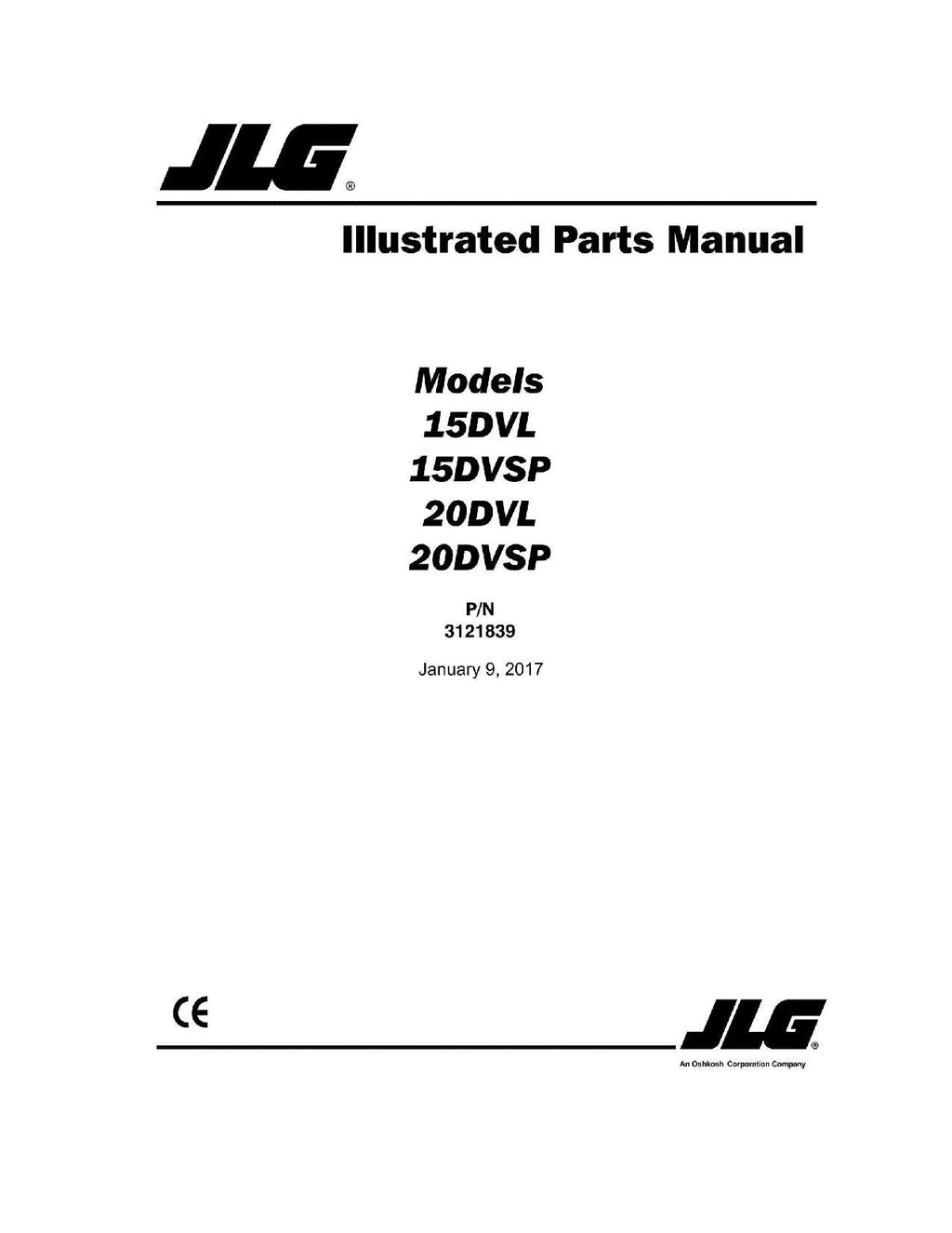 Manual del catálogo de piezas del mástil vertical JLG 15DVL 15DVSP 20DVL 20DVSP