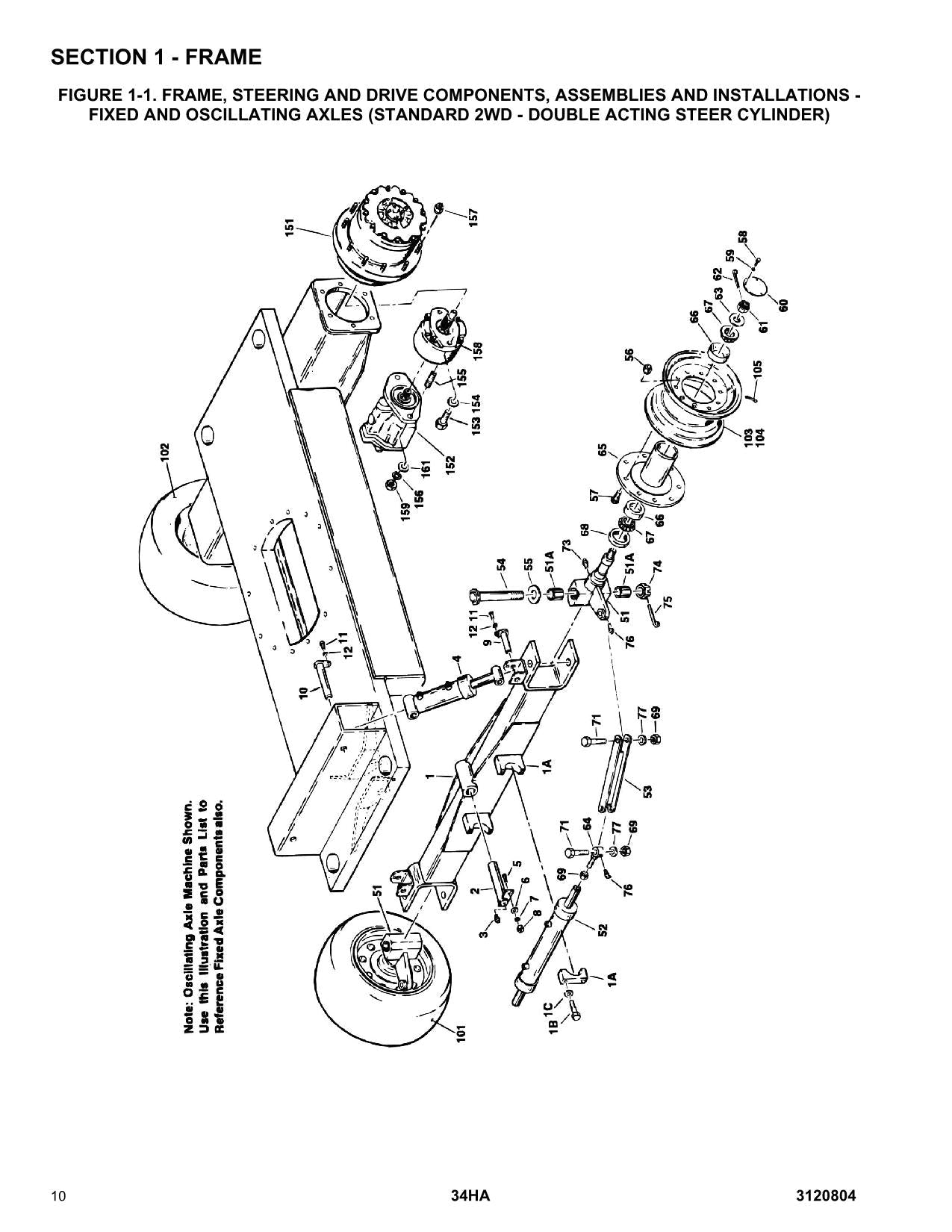 Catálogo de piezas del elevador de pluma JLG 34HA Manual en copia impresa