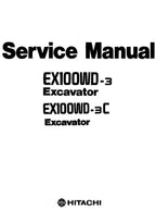HITACHI EX100WD-3 EX100WD-3C Excavator Service Manual