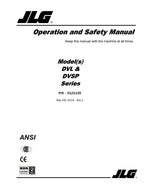 JLG 15DVL 15DVSP 20DVL 20DVSP Vertical Mast Operators Manual