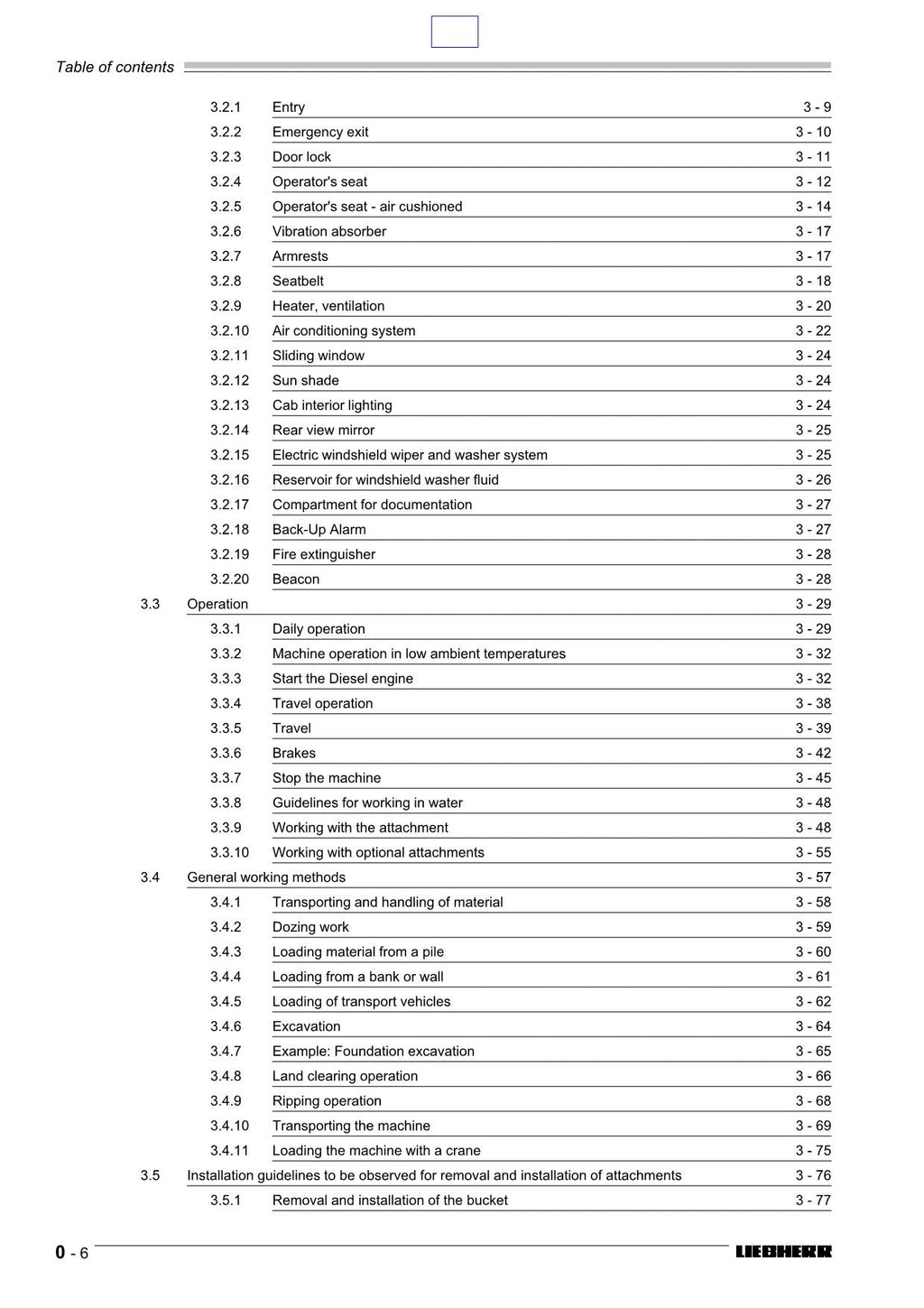 Liebherr LR632 B Litronic CRAWLER LOADER Operators manual 9084198