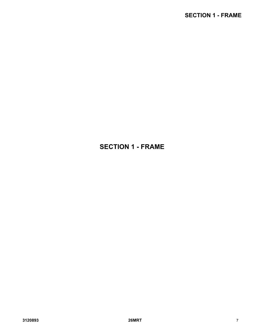 JLG 26MRT Scissor Lift Parts Catalog Manual
