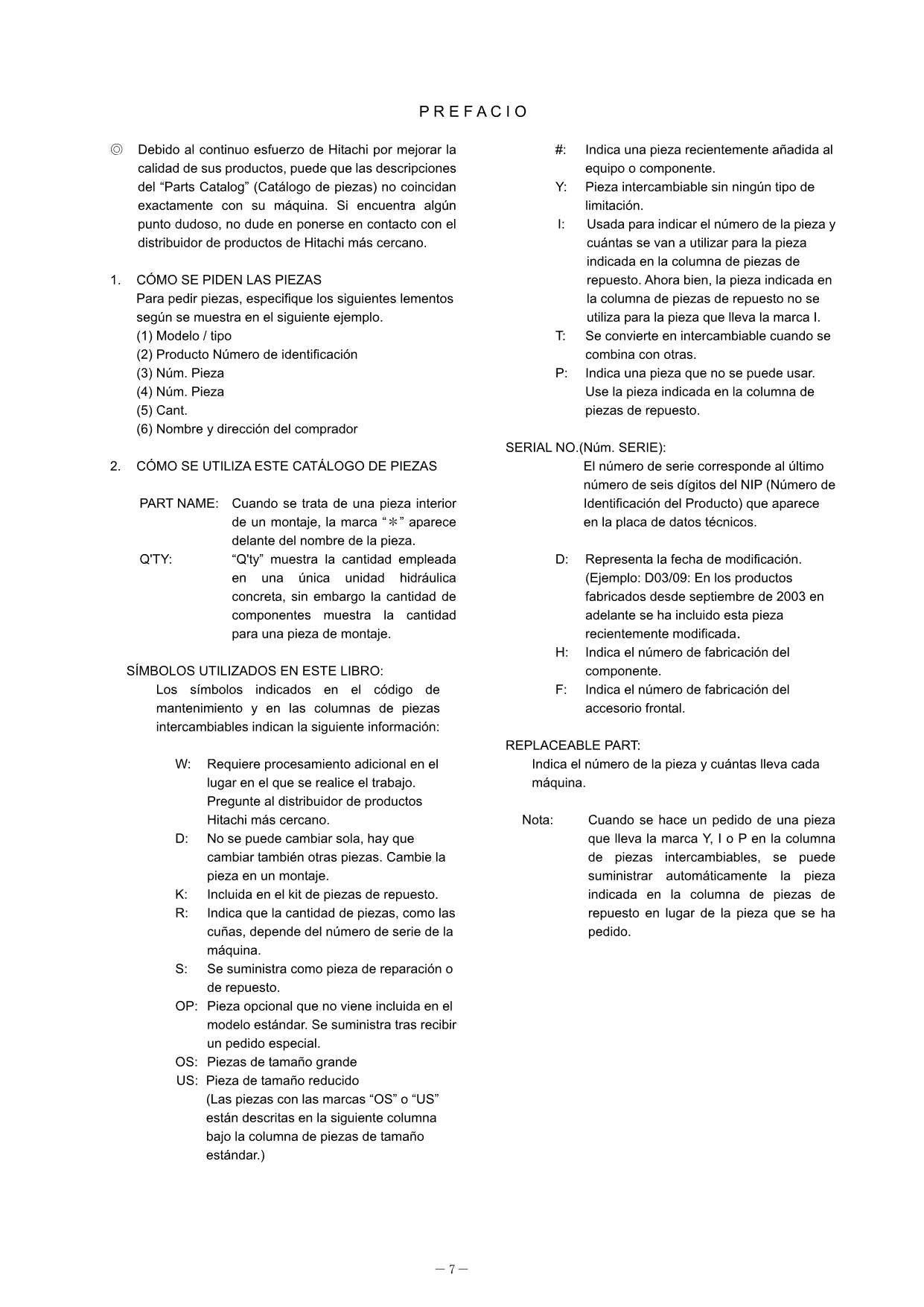 Hitachi ZW150 Wheel Loader Equip Component Parts Catalog Manual SN 000103-up