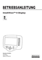New Holland IntelliView II Display Betriebsanleitung
