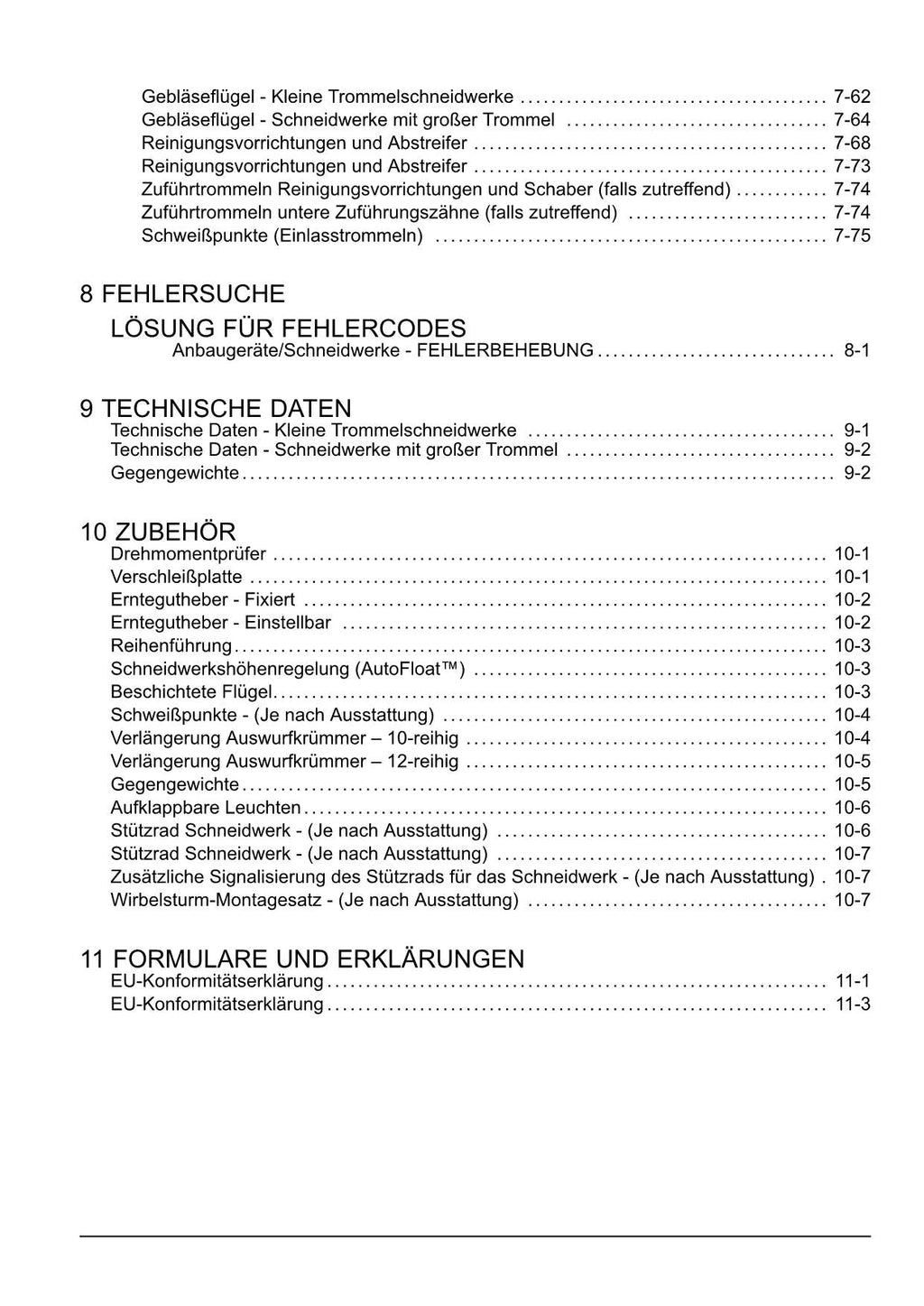 New Holland 450BFI 450SFI 600BFI 600SFI Schneidwerk Betriebsanleitung Ab 3530