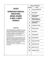 Hitachi 4BG1 6BG1 Wheel Loader Engine Manual