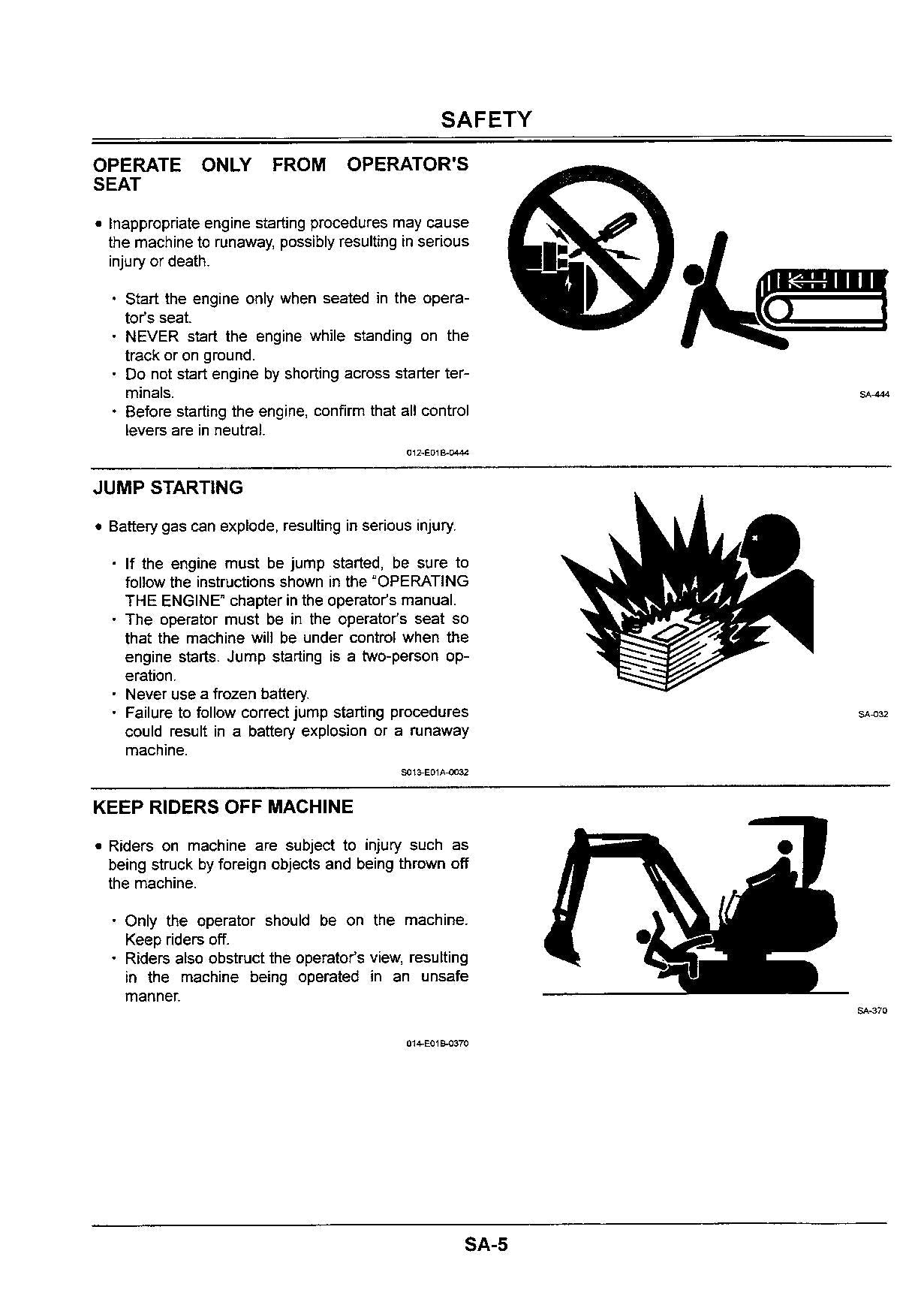 Hitachi EX40-2 EX45-2 Excavator Operational Test Troublesh Scheme Service Manual