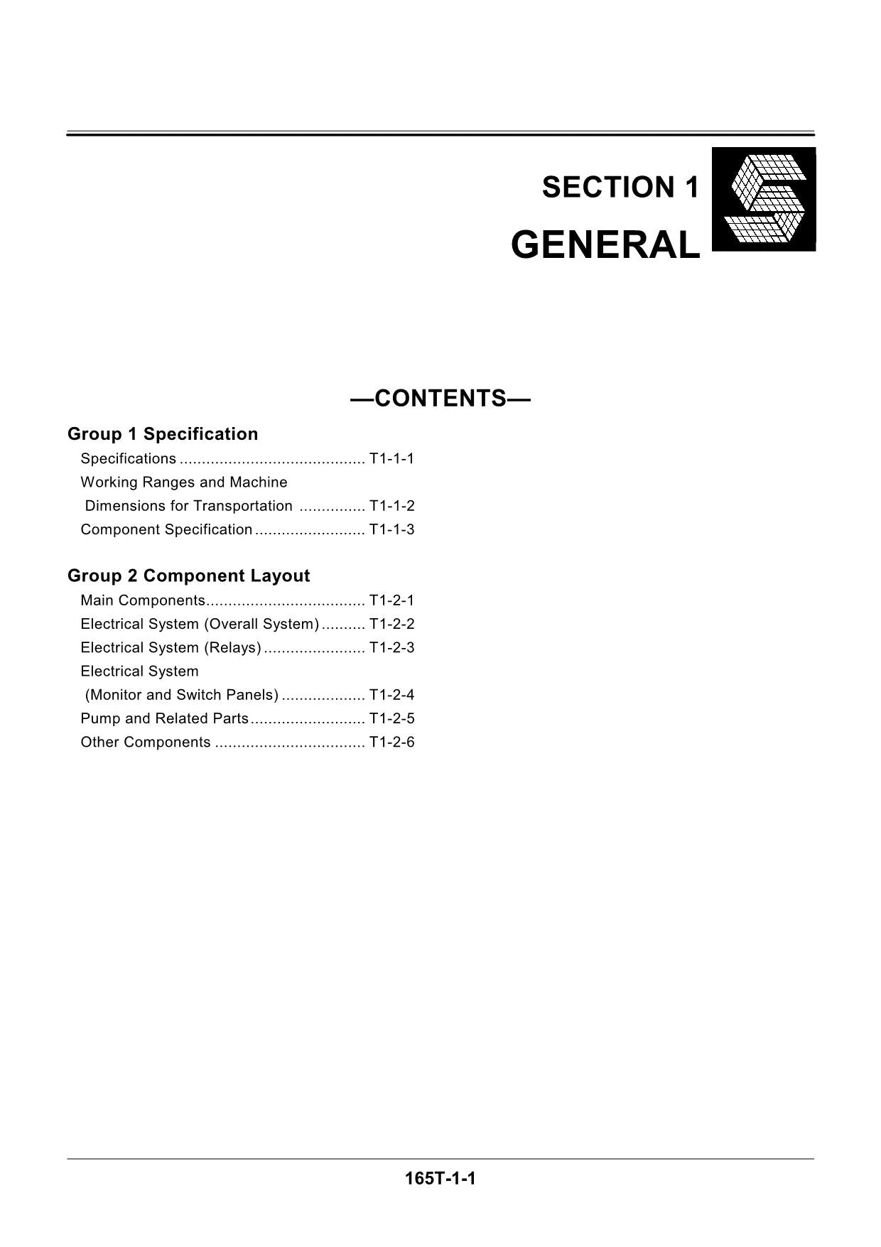 HITACHI EX150LC-5 ZX160LC-5 Excavator Operational Principle Technical Manual + Schematics