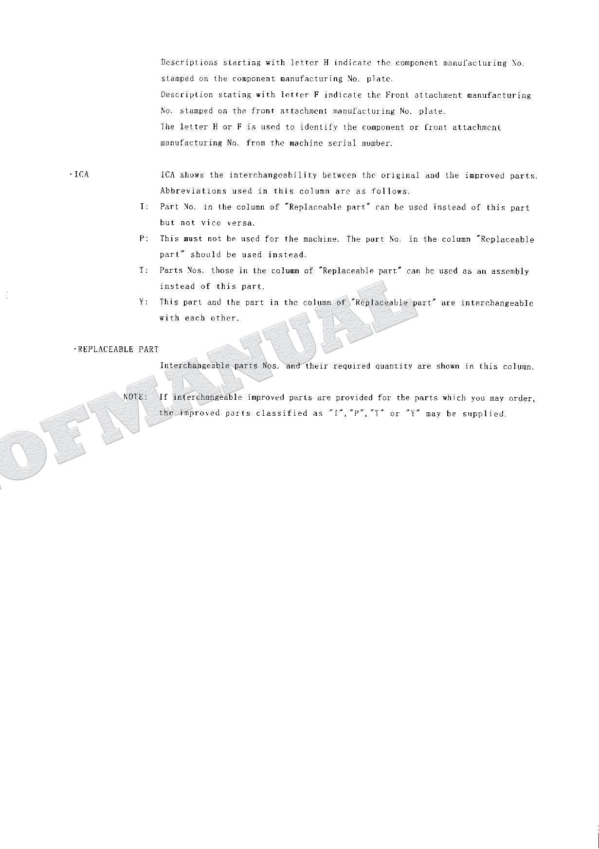 HITACHI EX125WD-5 Excavator Parts Catalog Manual SN 005101