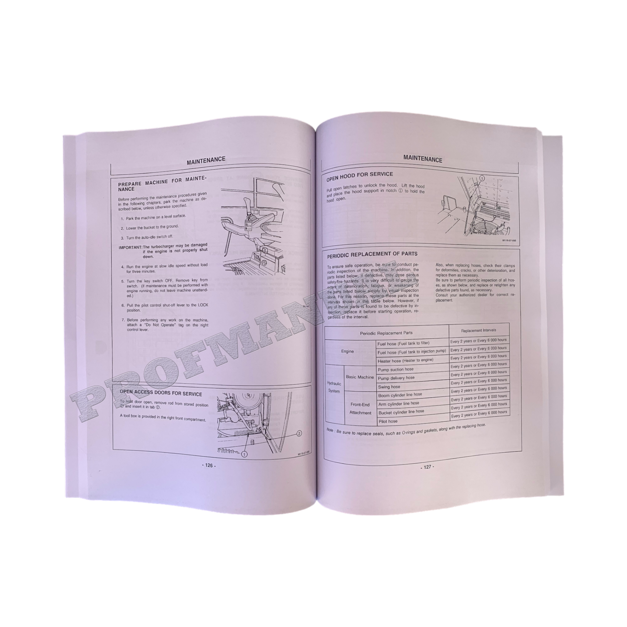 HITACHI EX550 EX550LC EX550H EX550LCH EXCAVATOR OPERATORS MANUAL