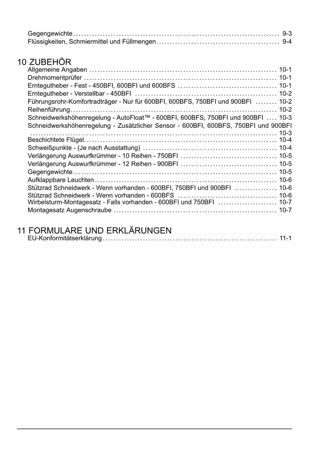 New Holland 450BFI 600BFI 600BFS Schneidwerk Betriebsanleitung 91817141