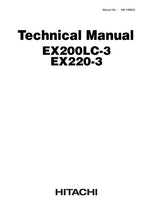 HITACHI EX220LC-3 EX220-3 EXCAVATOR SERVICE MANUAL