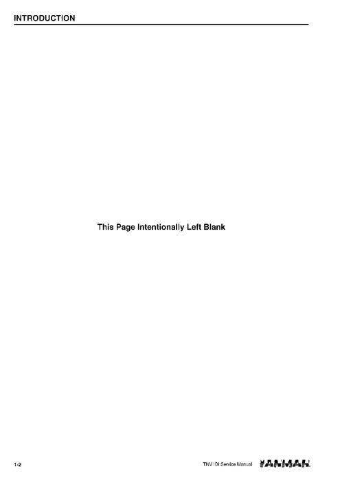 HITACHI 2TNV 3TNV ENGINE SERVICE MANUAL