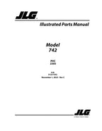 Manual del catálogo de piezas del manipulador telescópico JLG 742 31221592