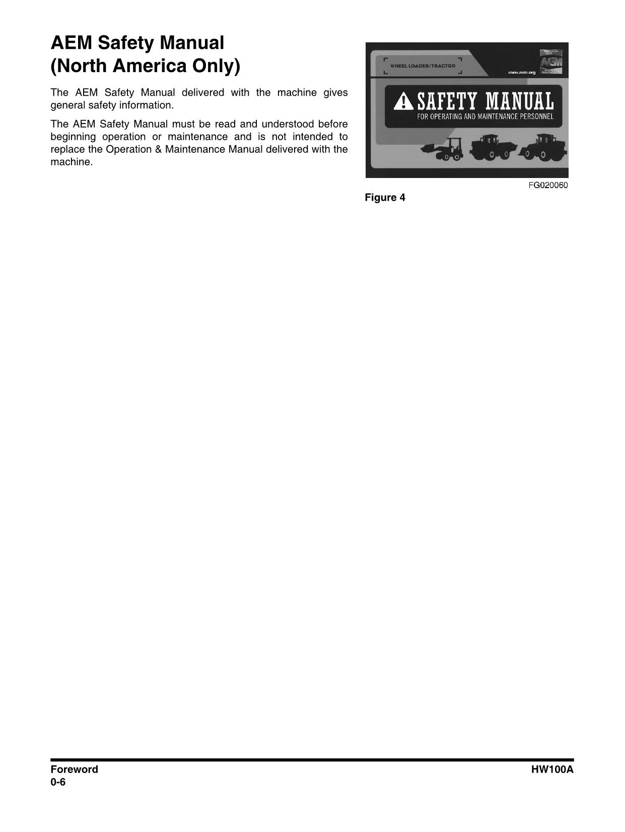 Hyundai HW100A WHEELED EXCAVATOR Operators Maintenance Manual