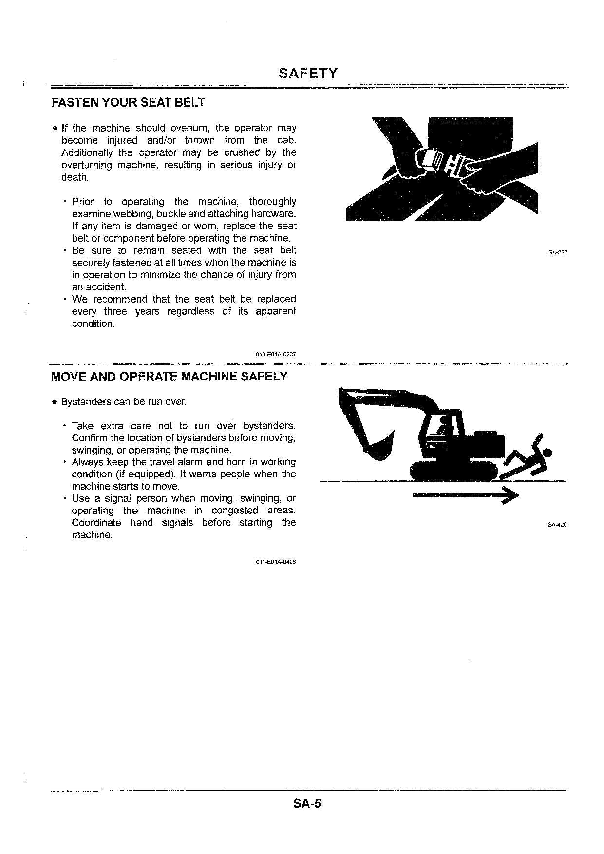 HITACHI EX100-5 EX100M-5 Excavator Troubleshooting Technical Manual