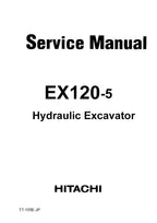 HITACHI EX120-5 Excavator Troubleshooting Technical Manual