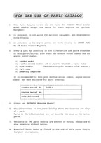 Hitachi LX20-2 Wheel Loader Parts Catalog Manual SN all