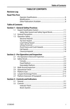 JLG 3513PS 4013PS 4014PS 4017PS Telehandler Operators Manual
