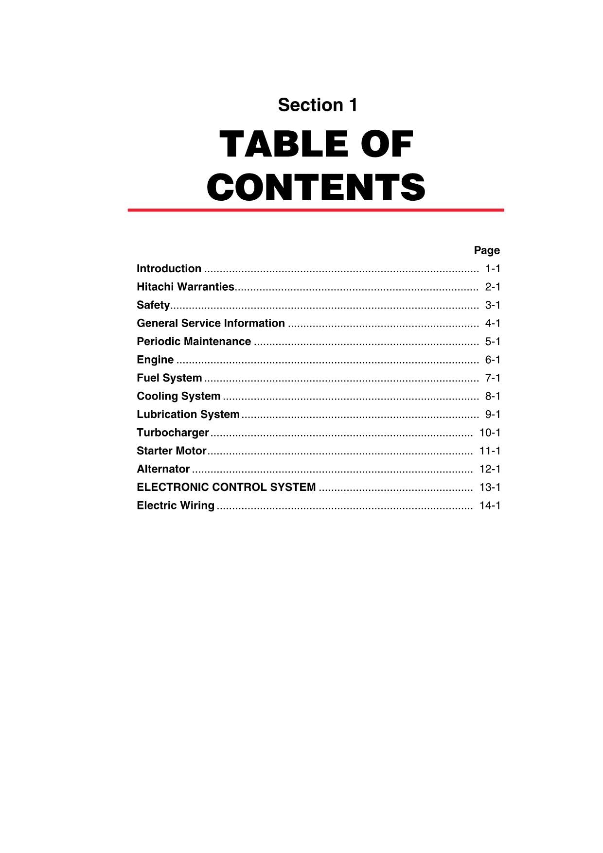 Hitachi Yanmar 4TNV88-B 4TNV88-U Workshop Service Repair Manual with Schemes