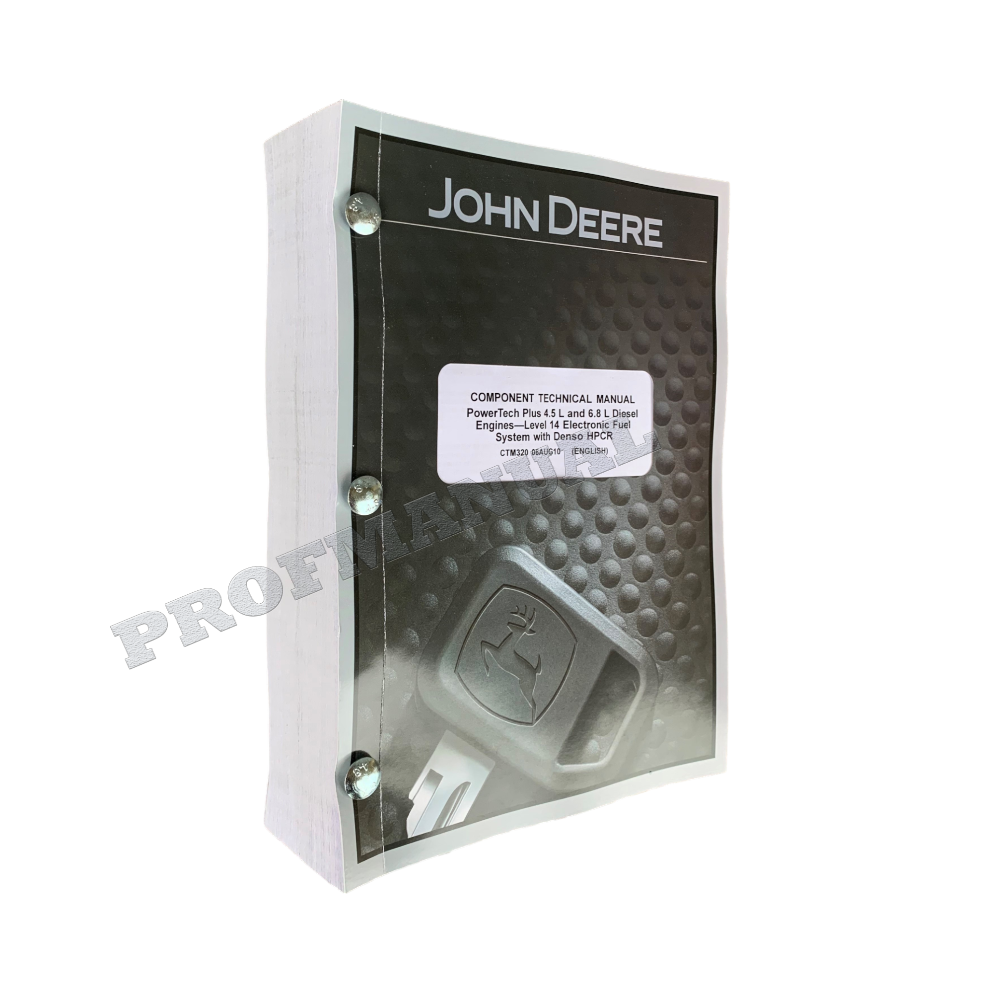 Manual de servicio del sistema de combustible del motor diésel John Deere 4045-6068