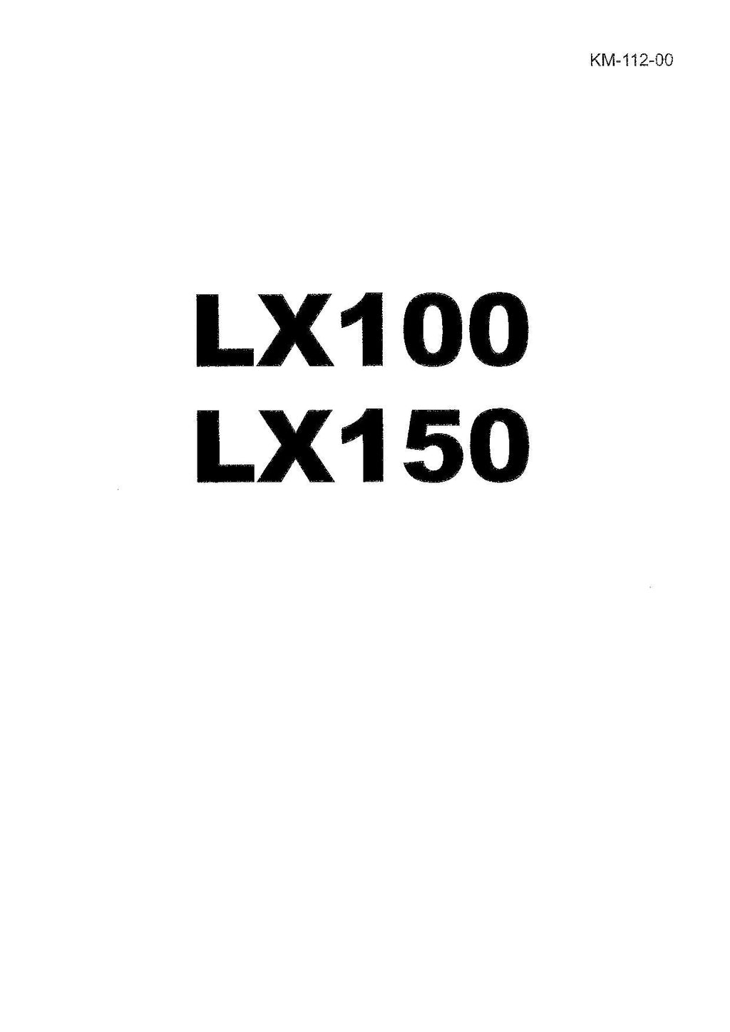 Hitachi LX100 LX150 Wheel Loader Service Manual +Schematics