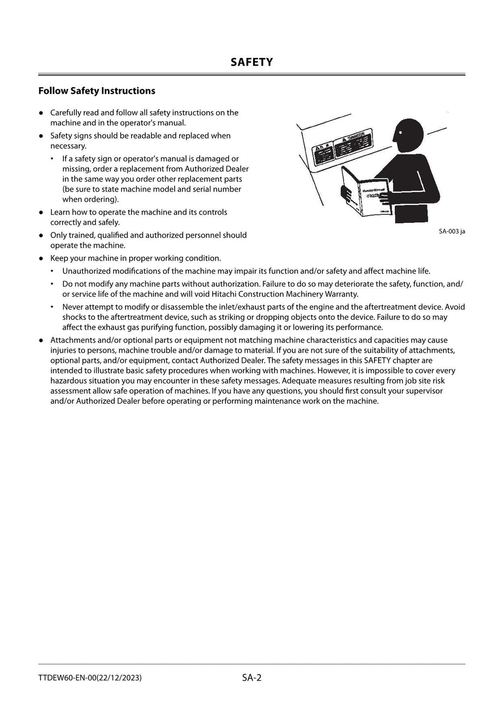 HITACHI ZX75US-7 Excavator Troubleshooting +Schematic Technical Manual TTDEW60