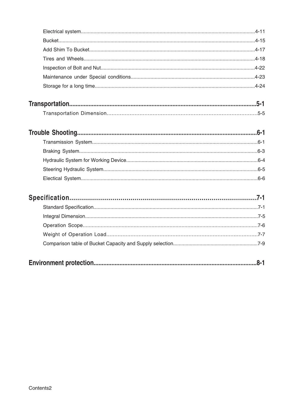 Manual de mantenimiento del operador de la cargadora de ruedas Hyundai HL660V HL665V