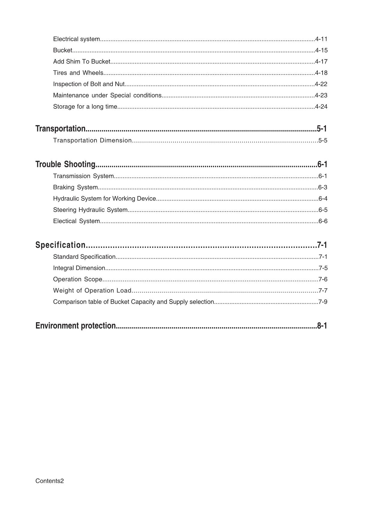 Manual de mantenimiento del operador de la cargadora de ruedas Hyundai HL660V HL665V