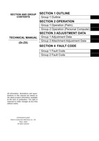 HITACHI ZAXIS Dr. ZX 450-3 650-3 850-3 Class Excavator Technical Manual