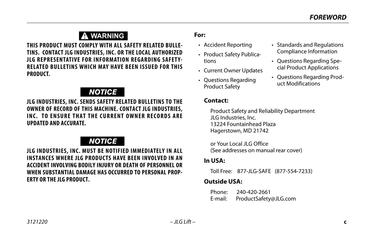 Manual del operador del elevador de tijera JLG 3369LE 4069LE M3369 M4069 3121220