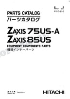 Catálogo de piezas de excavadoras HITACHI ZX75US-A zx85US