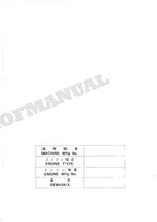 HITACHI WH04D WH051D Equipment Component Excavator Parts Catalog Manual SN 0001-