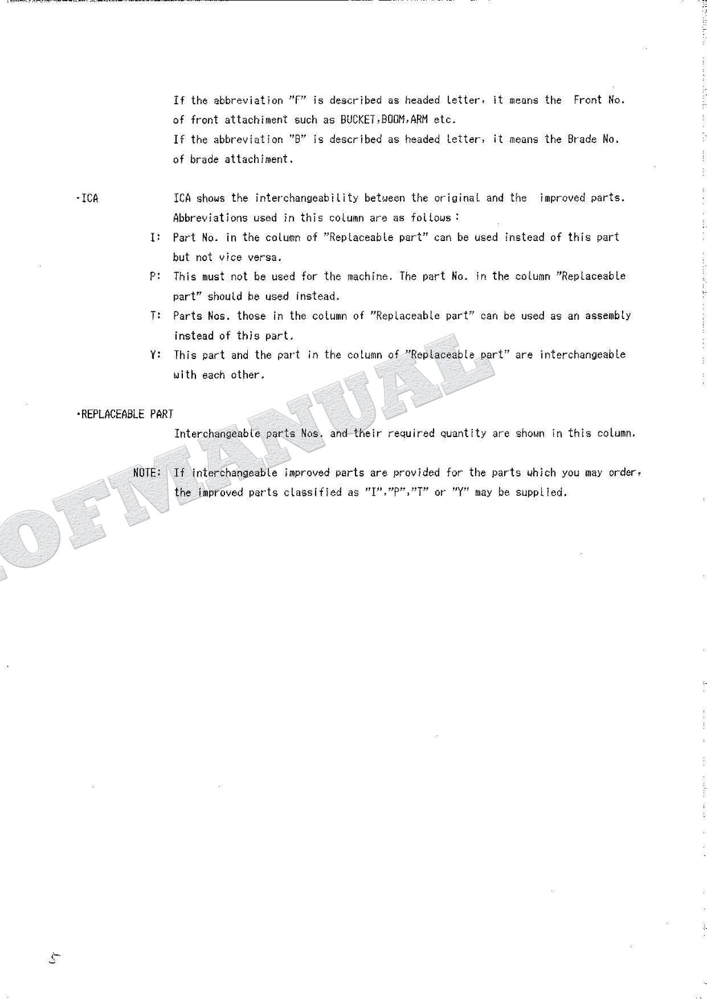 HITACHI UH025-7 UH033 Equipment Component Excavator Parts Catalog Manual