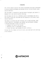 HITACHI UH083 UH083LC EXCAVATOR SERVICE MANUAL