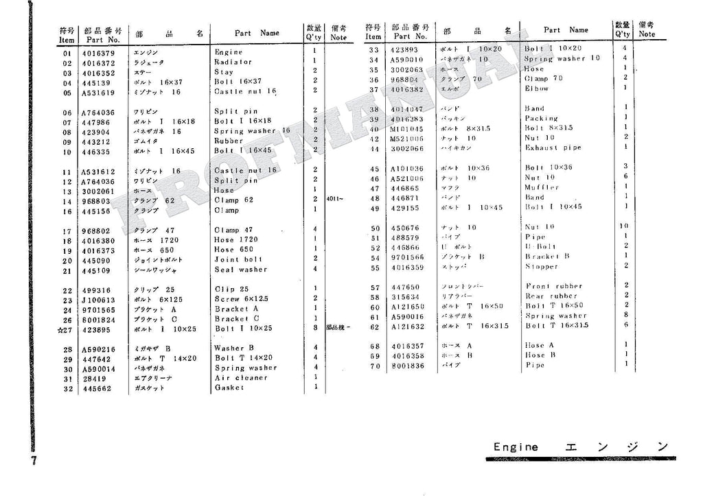 HITACHI UH03-3 CONSTRUCTION Excavator Parts Catalog Manual