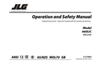 JLG 660SJC Boom Lift Maintenance Operation Operators Manual 31219003