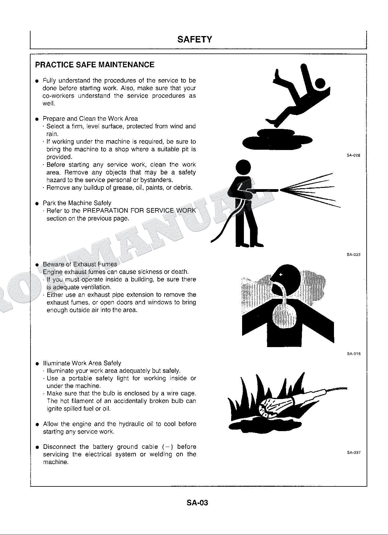 HITACHI EX300-3 Excavator Workshop manual  With information on Engine Repair