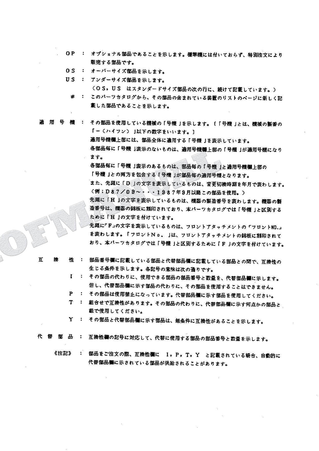 HITACHI EX100WD Excavator Parts Catalog Manual