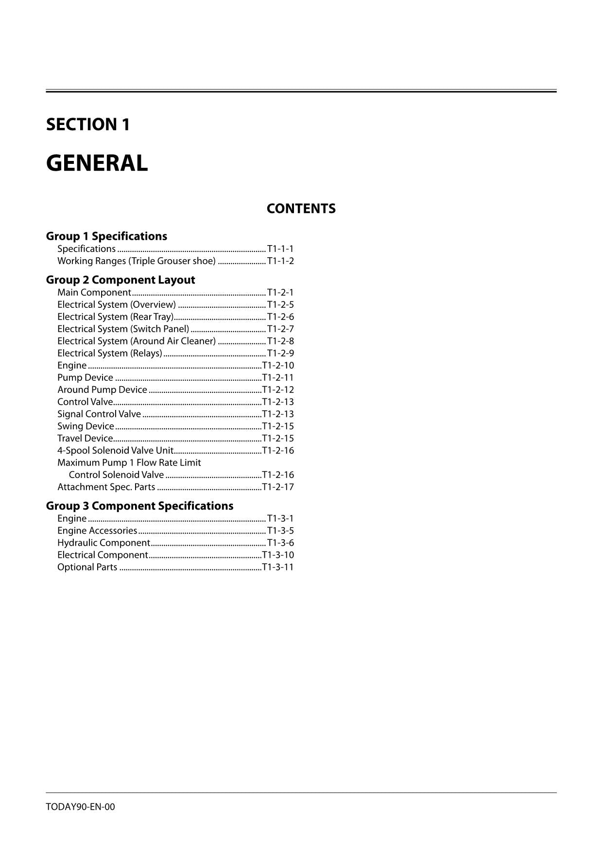 HITACHI ZAXIS ZX135US-5A Excavator Operational Principle Technical Manual